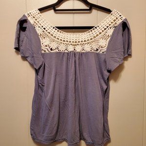 American Eagle Embroidered Top